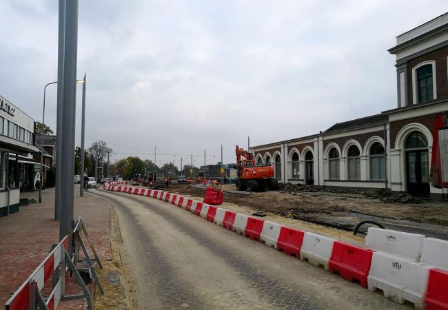 Aanleg stationsplein Winschoten vordert gestaag